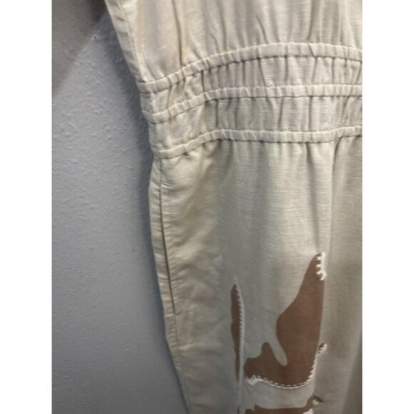 j mclaughlin Tan Beige Tropical Palermo Dress Midi Women XL - Picture 5 of 16